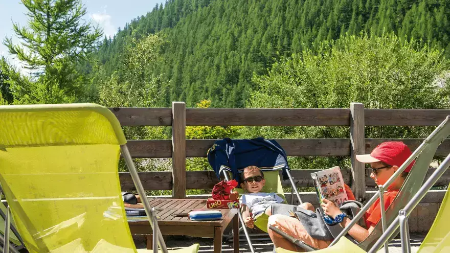 Détente air frais de la montagne