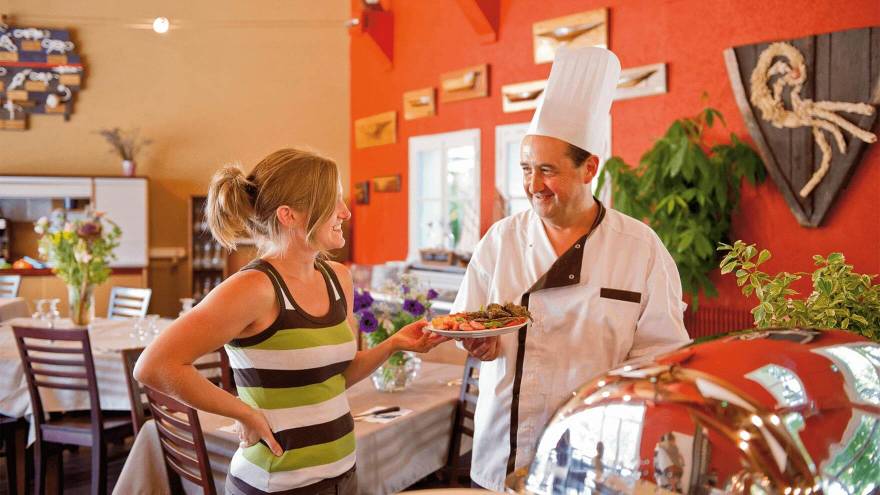Vacances en pension complète avec restauration