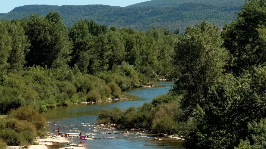 Baignade en rivière
