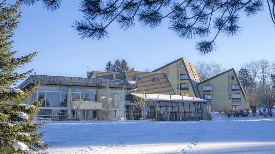 Domaine des Puys sous la neige