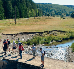 randonnée dans le parc naturel des Grandes Causses
