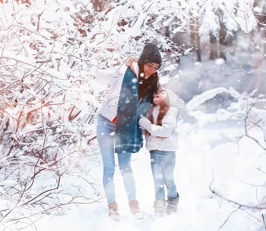 Partir en solo avec ses enfants en hiver